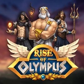 Official Slots logo: Rise of Olympus by Play’n GO at Playbison Casino